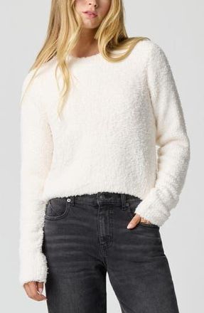 Florence By Mills Crop Crewneck Sweater in Jet Stream at Nordstrom Rack, Size X-Large