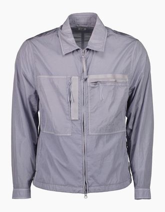 C.P. Company Mens Chrome-R Overshirt Jacket - Grey - Size: Regular/36