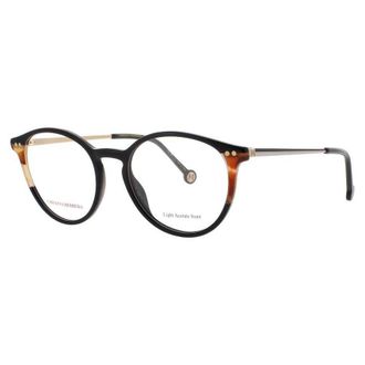 Carolina Herrera Demo Oval Ladies Eyeglasses HER 0166 0WR7 51