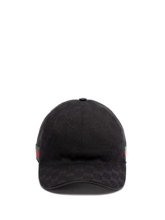 Gucci Original Gg Canvas Baseball Hat With Web