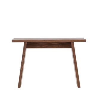 Meubles et Design Escritorio de madera L120cm - Madera oscura