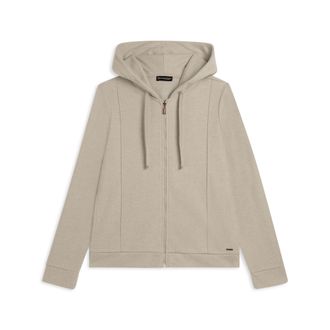 Freddy Felpa donna con cappuccio e zip, effetto tricot