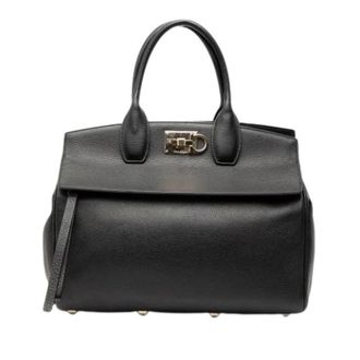 Ferragamo Pre-owned Handbags, female, Black, Size: ONE SIZE Pre-owned Handbag