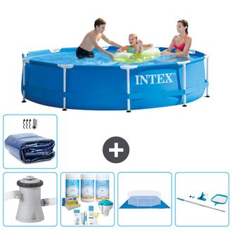 Intex Piscina Con Estructura Redonda - 305x76 Cm - 8-piezas S20461