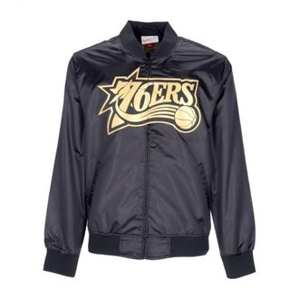 Mitchell & Ness satijnen jas - Heren - Bomber jackets - Zwart - L - Satijn - Jassen