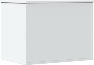vidaXL Storage Box White 60x42x46 cm Engineered Wood Vidaxl
