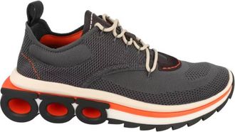 Ferragamo Nima Knit Gancini Low-Top Sneakers, Size 10.5