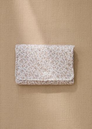Mango Fasciatoio portatile bambino cotone stampa mini fiore bianco - Home - Taglia unica - MANGO HOME