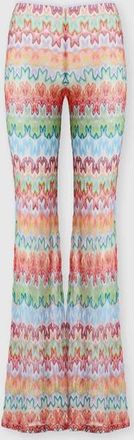 Missoni Flared Trousers In Floral-pattern Viscose in Pink Multi at Nordstrom, Size 40 It