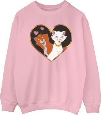 Disney Dames/Dames The Aristocats Hart Sweatshirt (Roze)