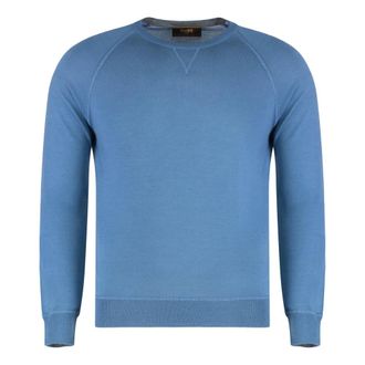 Moorer Truien & Vesten, Heren, Blauw, M, Truien