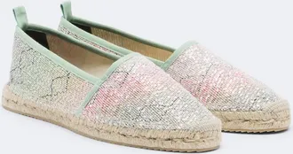 Missoni Zigzag sequined espadrilles