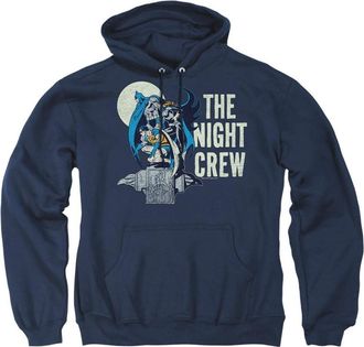 Gildan DC Comics Night Crew Adult Pull Over Hoodie / Hooded Sweatshirt