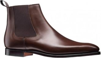 Crockett & Jones Lingfield Boots - Heren - Chelseaboots - Bruin - 40 EU - Leer - Schoenen