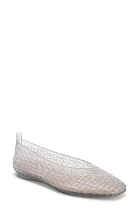 Naturalizer Carla Jelly Flat in Clear at Nordstrom, Size 12
