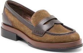 Dolce Vita Abey Penny Loafer in Olive Suede at Nordstrom Rack, Size 10.5