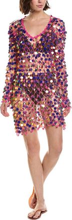 Milly Sequin Crochet Mini Dress