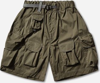 And Wander Men s Multi Pocket Shorts Khaki
