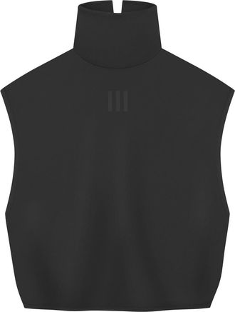 adidas Womens Foga Sue Solid Muscle Vest in Black - Size 8 UK