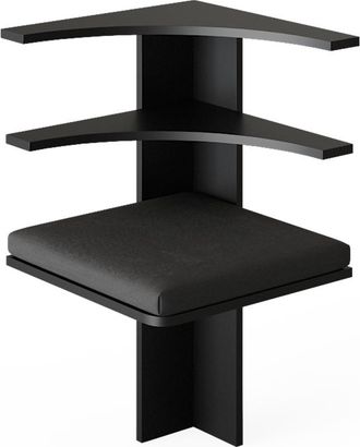 Vicco Banco De Comedor Roman, Negro, 43.5 X 43.5 Cm Vicco