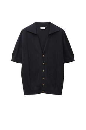 Versace KNIT SWEATER GRECA LACE STITCH Size: 52, colour: NAVY