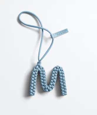 Bottega Veneta Letter M Charm - Blue - Unisex