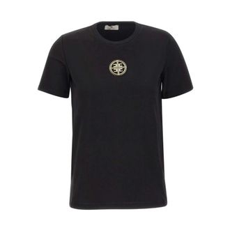 Elisabetta Franchi Dames, Tops, Zwart, Maat: XS Zijde