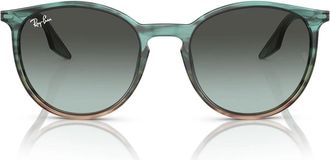 Ray-Ban Sunglasses Rb2204 1394 Gk Striped Green/Blue Unisex