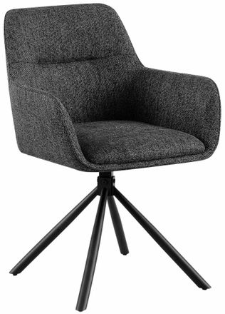 Clp Clp - Silla De Tela Tipton Gris Oscuro