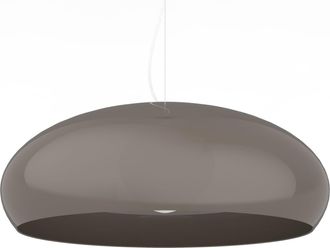 Lumicom Atomic Sospensione, 1xe27, Max 42w, Metallo, Tortora Lucido, D.60cm - Lumicom