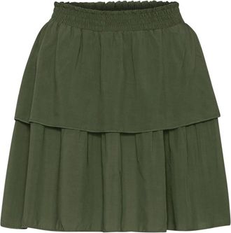 Americandreams Sally Short Skirt - Dames - Korte rokken - Groen - M - Rokken
