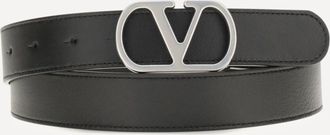 Valentino Garavani VLogo Signature leather Belt Male 100