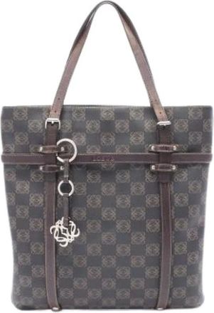 Loewe Pre-owned Tote Bags, female, Brown, Size: ONE SIZE Pre-owned Tote bag