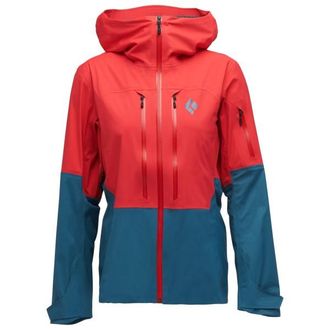 Black Diamond Recon LT Shell Skijacke für Damen | rot/blau