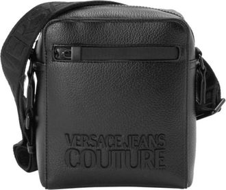 Versace Jeans Couture Messenger Bag - Heren - Schoudertassen - Zwart - ONE Size - Tassen
