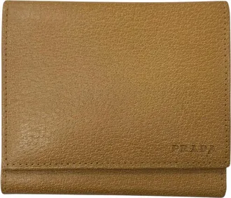 Prada Leather Wallet (Tri-Fold) (Pre-Owned)