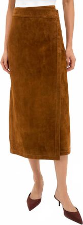 Hunter Bell Winona Midi Skirt In Nutmeg