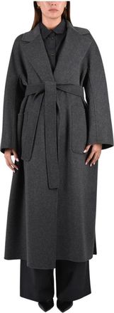 Max Mara Abrigo Smmpeonie - Coats - Mujer - Gris - XS