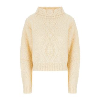 Isabel Marant Dames, Truien, Beige, Maat: M