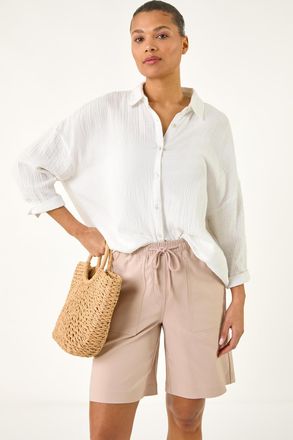 Roman Drawcord Detail Pocket Shorts