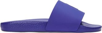 Polo Ralph Lauren Sandali slides con logo - Blu
