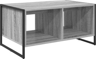 vidaXL Coffee Table Grey Sonoma 80 x 50 x 40 cm Engineered Wood vidaXL