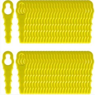 OEM Paquete De 100 Cuchillas De Repuesto Compatibles Con Desbrozadoras Ryobi, Cabezales De Cuchillas Doblemente Dentadas Rac155, Rac157 Y Rac158