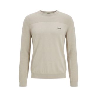 HUGO BOSS Momentum X CN - Knitwear - Hombre - Beige - 2XL