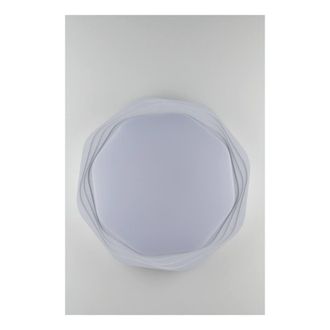 Netlighting Daisy Integrated LED Dimmable Flush Ceiling Lamp Plus Backlight in White
