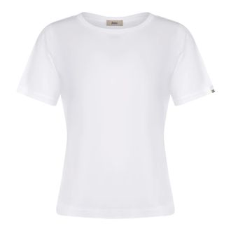 Herno T-Shirts, female, White, Size: M T-shirt Jersey