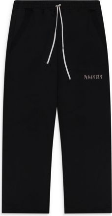 Amiri Black MA Baroque Logo Sweatpants