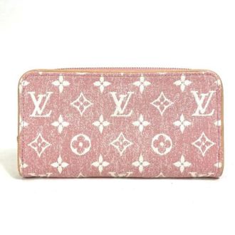 Louis Vuitton Pre-owned Wallets, female, Pink, Size: ONE SIZE Pre-owned Denim Wallet