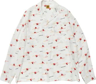 Human Made Camicia Flamingo - Bianco