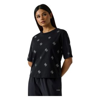 Guess T-Shirts, female, Black, Size: XL Activewear T-shirt